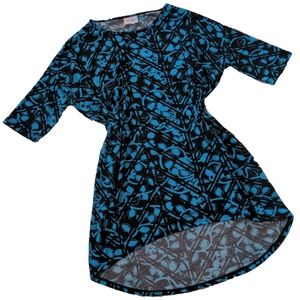 Pretty Purple Floral LuLaRoe Irma Tunic XXS